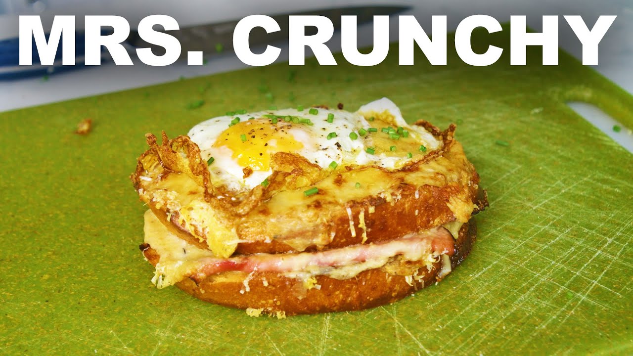 Extra crunchy croque madame