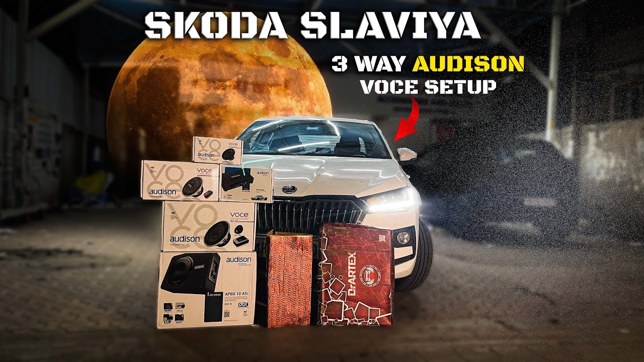 Premium Audison Audio Upgrade for Škoda Slavia | Complete Installation at Bafna Cars Pune