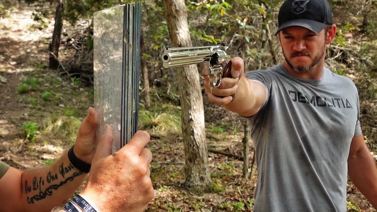 Colt Python vs DIY Bullet Proof Glass!!!