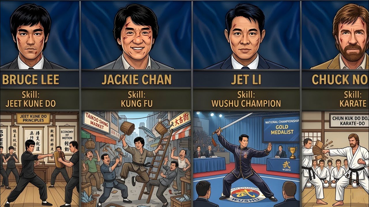 Hollywood Actors With Real Martial Arts Skills