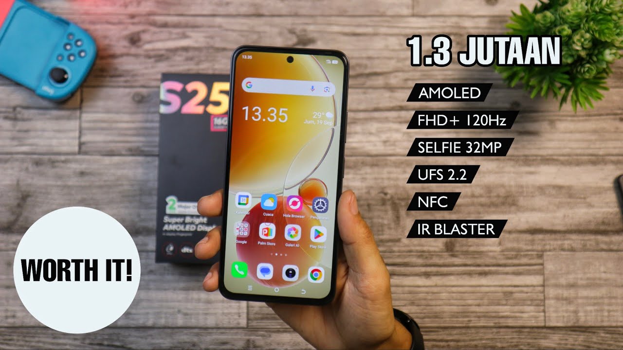 S25 TURUN HARGA!! 😱 1.3 JUTAAN LAYAR AMOLED FHD+ 120Hz - Unboxing & Test