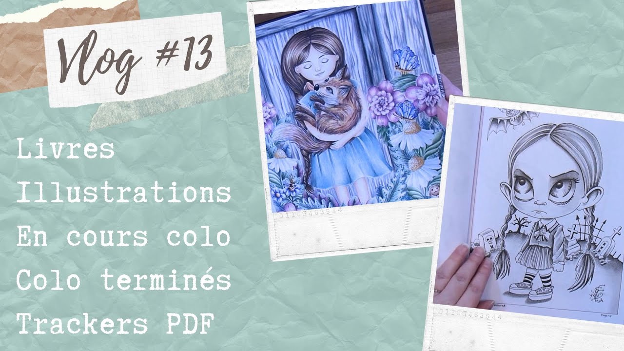 VLOG #13 | Livres, illustrations, trackers, en cours colo et blabla 🤭