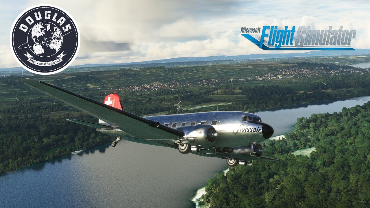 A short hop in the new Douglas DC-3 - Microsoft Flight Simulator