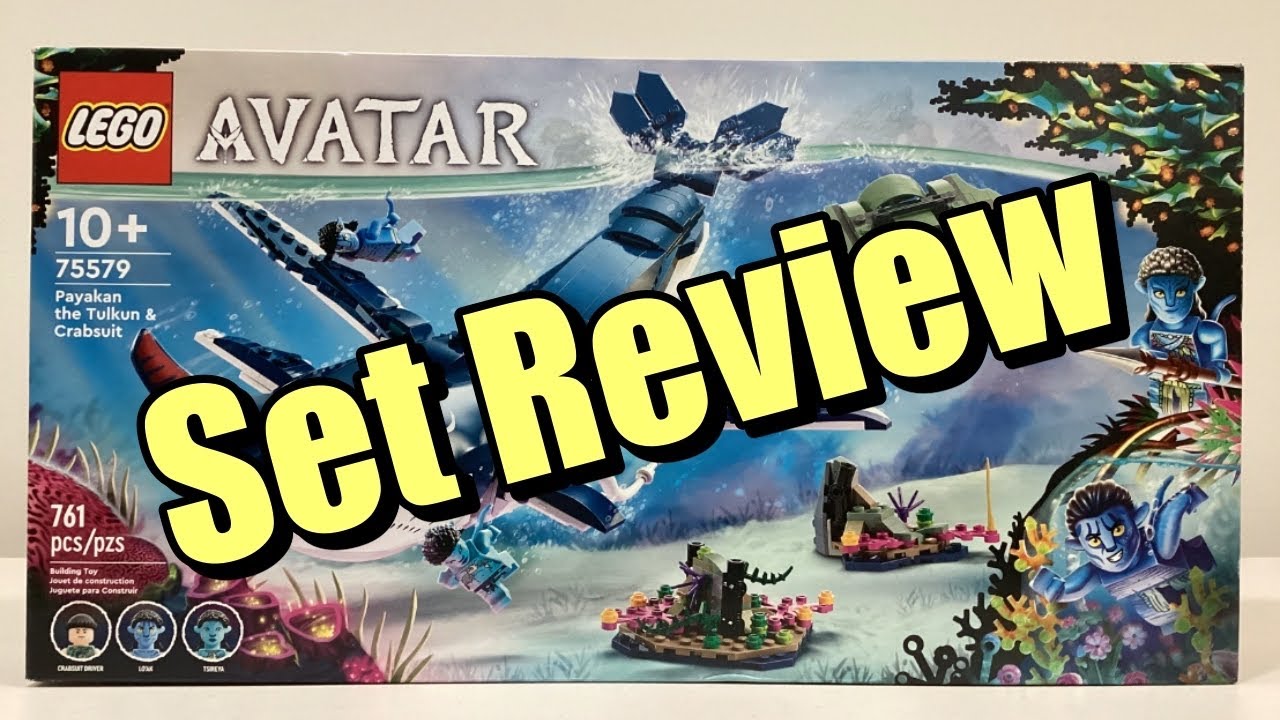 Lego Avatar Payakan the Tulkun and Crabsuit 75579 REVIEW