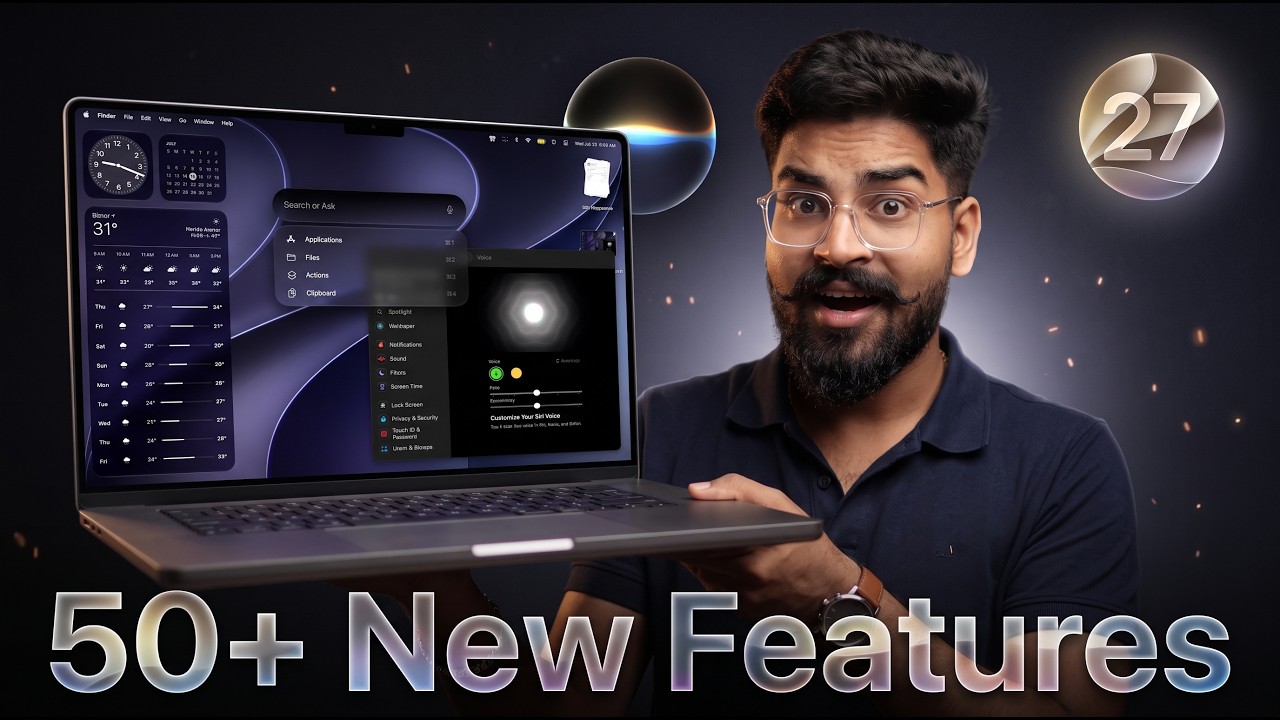 macOS 27 New Features in Hindi 🔥 mac OS 27 Golden Gate Review ✅ Tips and Tricks & Hidden Features