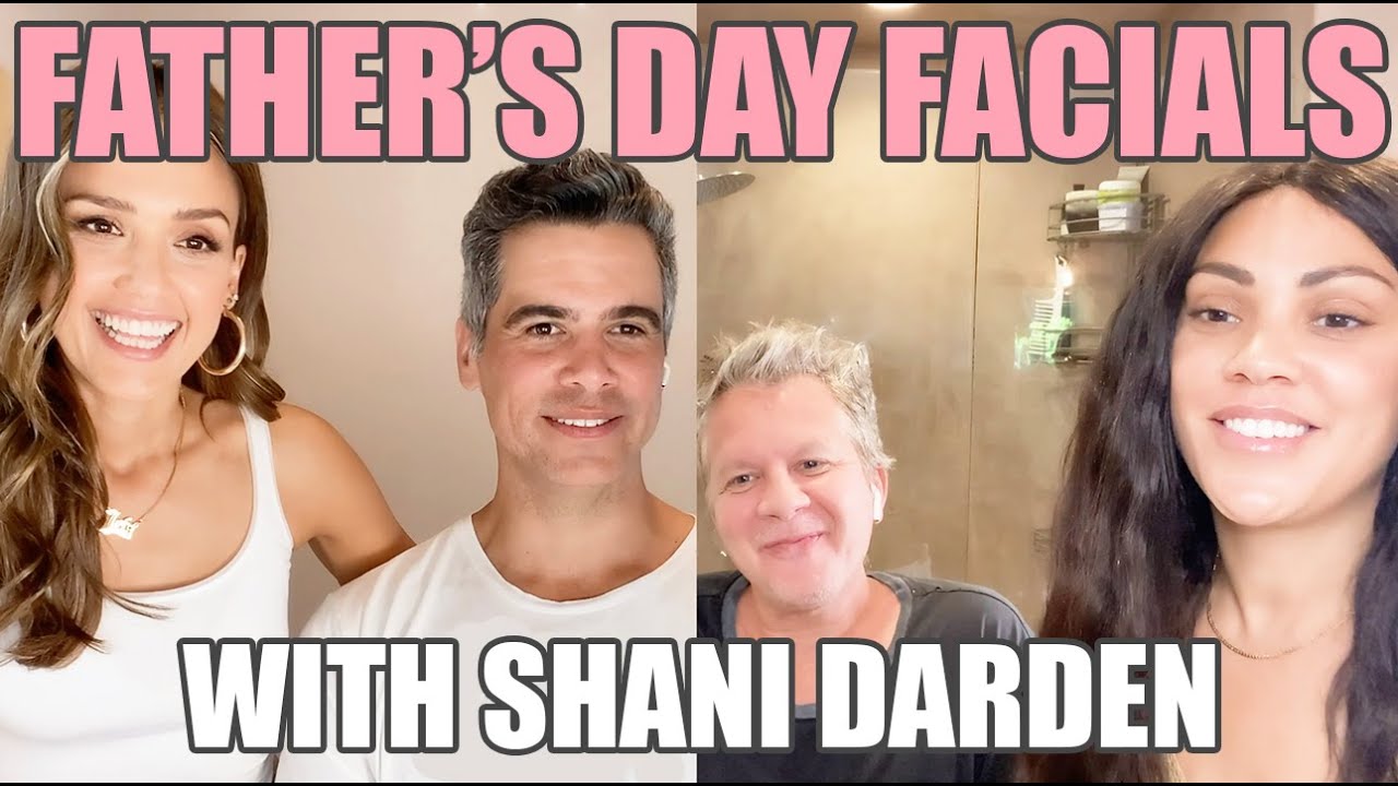 Father's Day Facials with our husbands | Jessica Alba