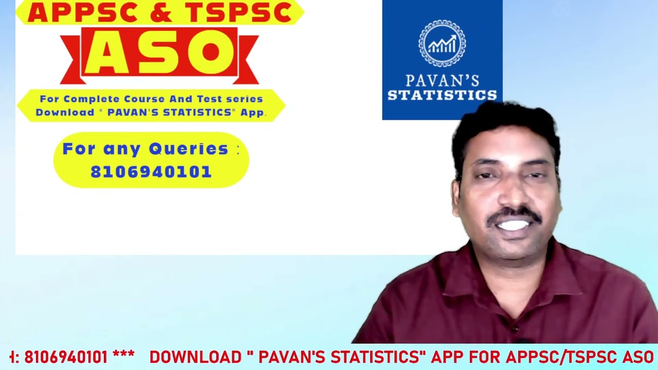 APPSC ASO ( ASSISTANT STATISTICAL OFFICER EXAM 2022 )