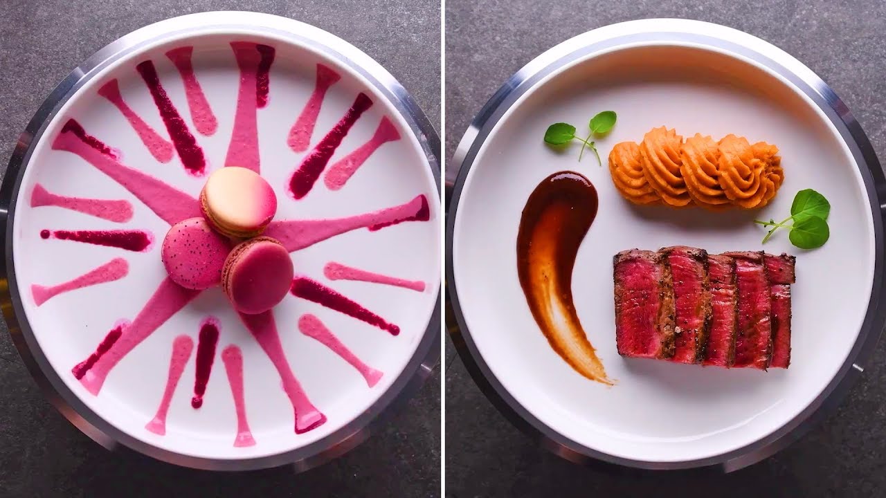 Plate like a pro with these quick and easy dinner party plating tricks | Food Hacks by So Yummy