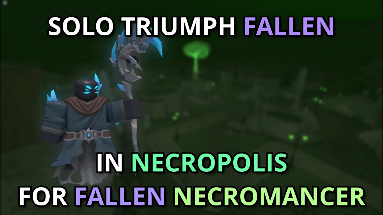 Solo TRIUMPH Fallen in Necropolis map after REBALANCED UPDATE | Tower Defense Simulator ROBLOX