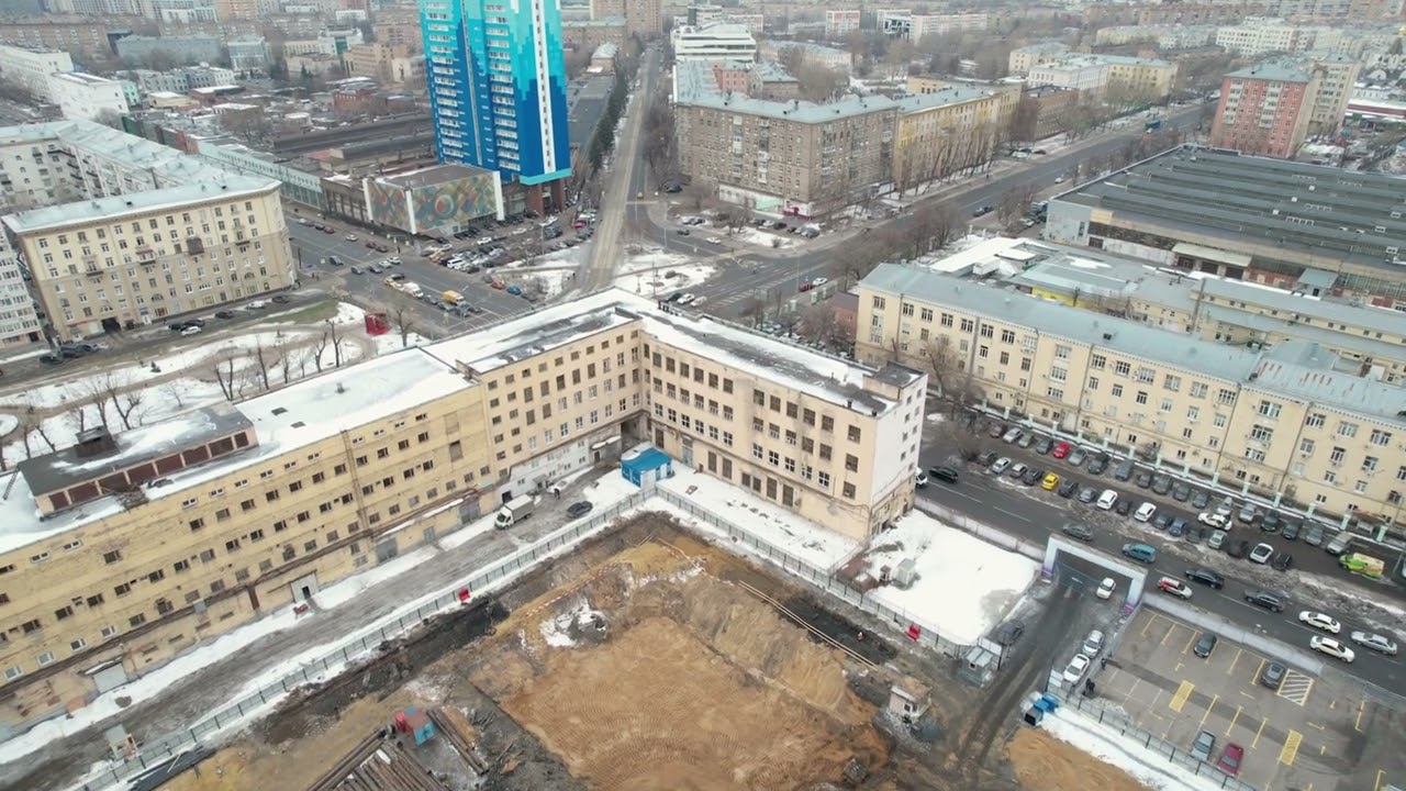 ЖК MYPRIORITY Dubrovka &mdash; съёмка с воздуха (январь 2023)