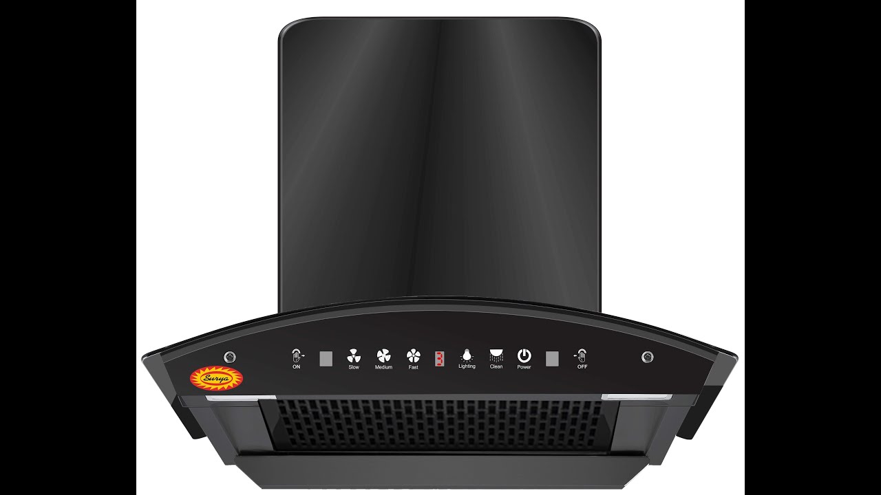 Surya Model SS60 Net Kitchen Chimney in 60cm With Features Auto Clean, Wave Sensor (Hindi)