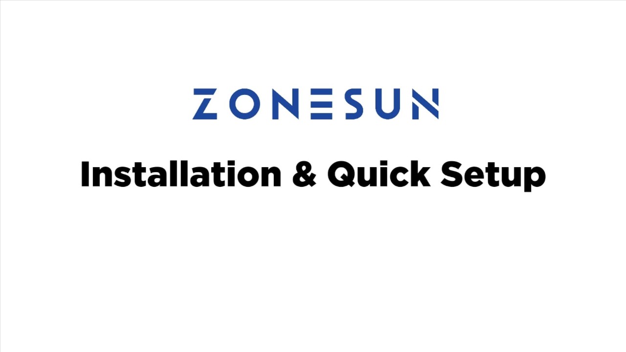 ZONESUN ZS-GY1C Filling Machine Instruction Video