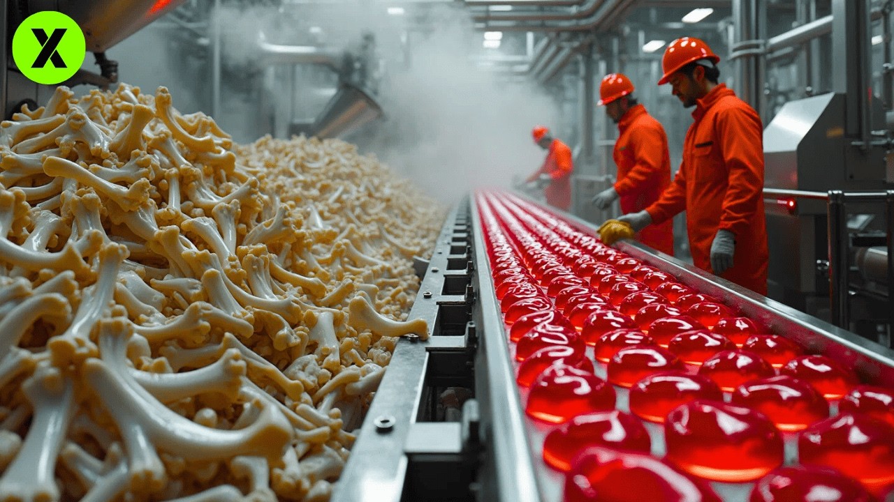 🍮 C&Oacute;MO se HACE la GELATINA ROYAL en la F&Aacute;BRICA: El Secreto de su PRODUCCI&Oacute;N