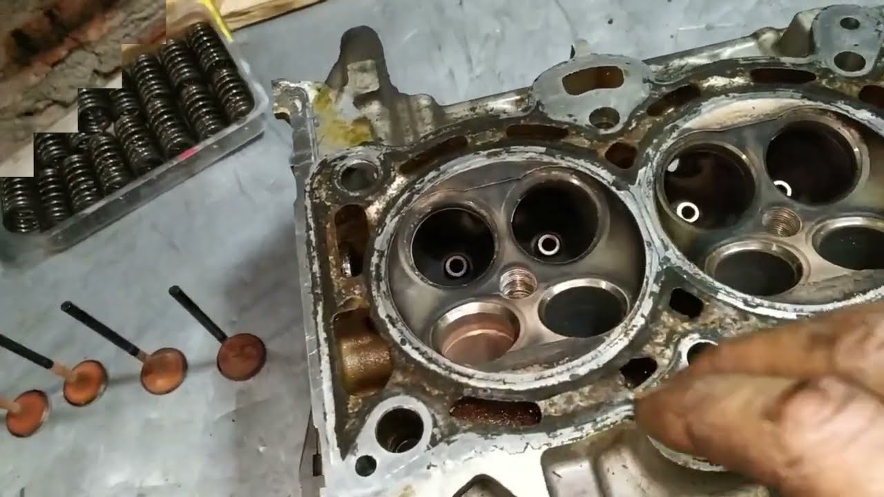 Диагноз подтвердился, сняли ГБЦ ч2 Мазда6 2.0 (GF)