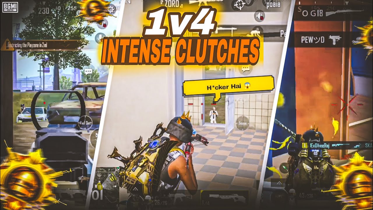 Bye bye 4.1 update ❤‍🔥 INTENSE CLUTCHES (BGMI) 🔱 #explorepage #viral #trending 