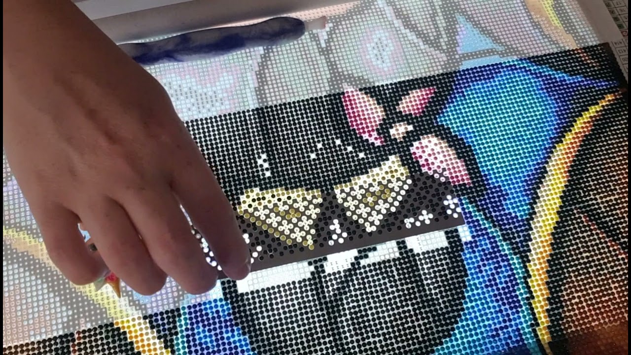 Diamond painting mesh ruler how I use it on round and squares drills