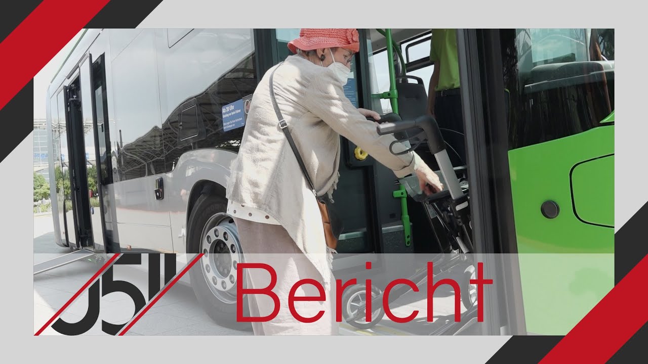 ÜSTRA-Training für mobilitätseingeschränkte Fahrgäste
