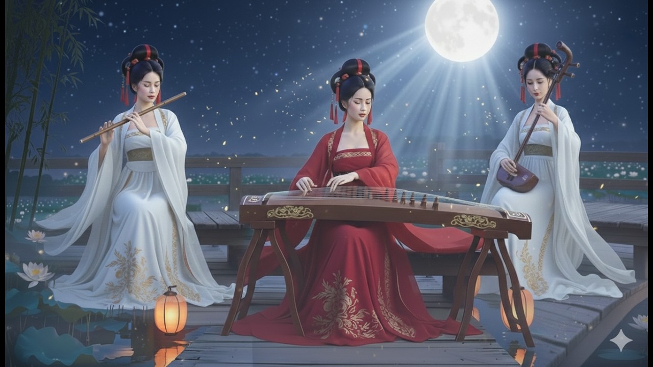 เพลงเอ้อร์หูที่ผู้คนนับล้านใช้เพื่อการนอนหลับ | Chinese Zen Music 432Hz