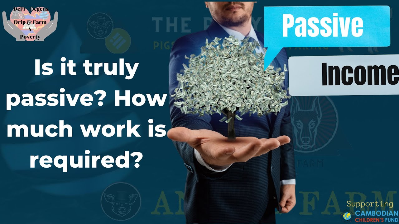 Drip Faucet passive income truths about defi crypto and how much work it takes