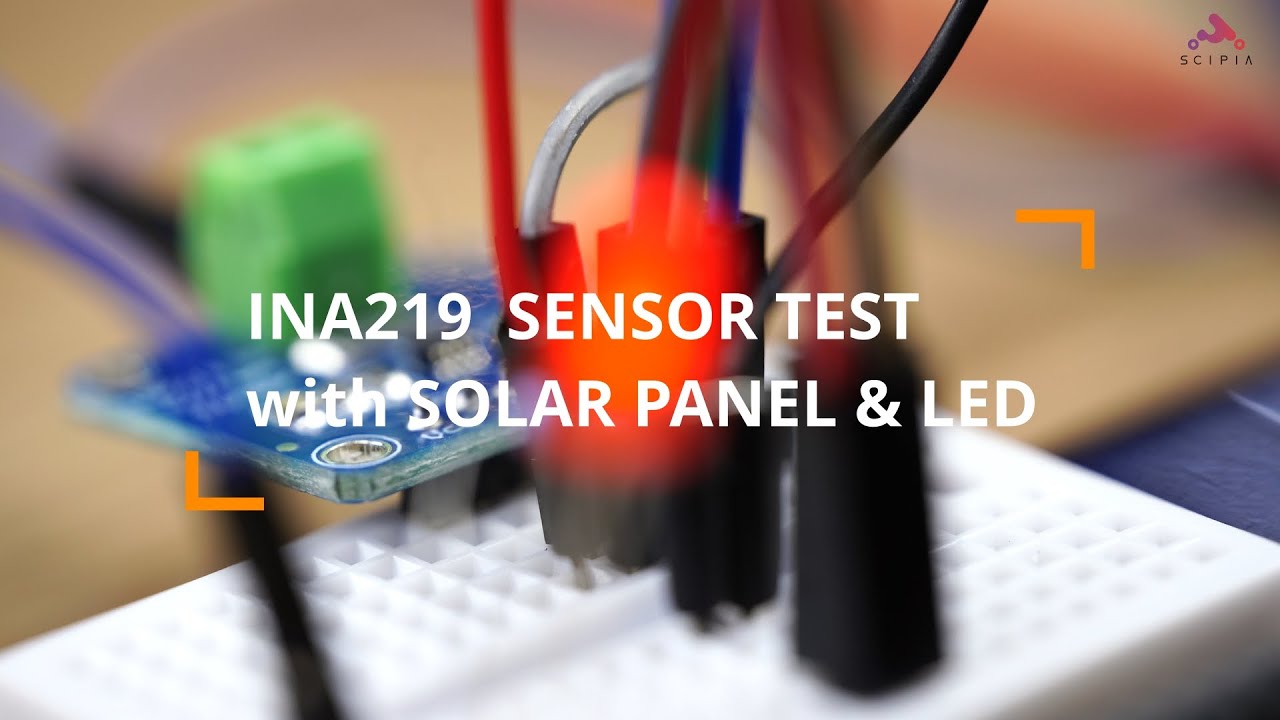 Monitoring voltage and current of INA219 sensor with IIC LCD (ft. Arduino, solar panel, LED)