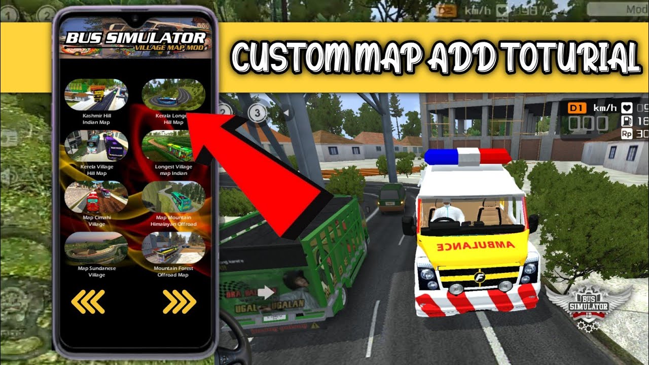 BUSSID 2025 New Map Install Tutorial | Add Custom Map Easily