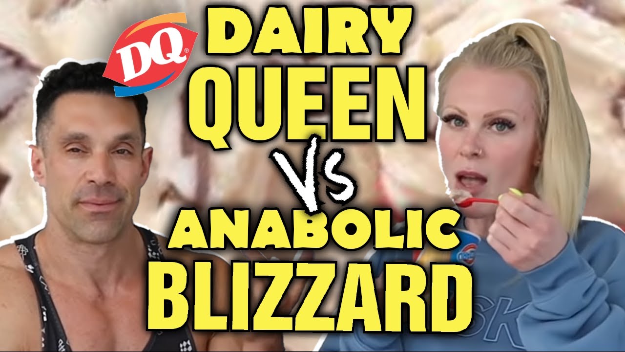 Dairy Queen Blizzard vs Anabolic Kitchen Blizzard || Who Can Eat MORE Greg or Ally???