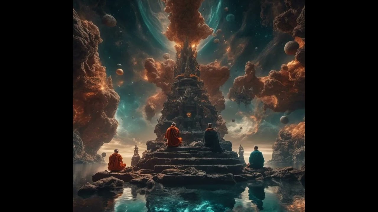 Heart Beats in Space (Meditating Music) - Stress relief