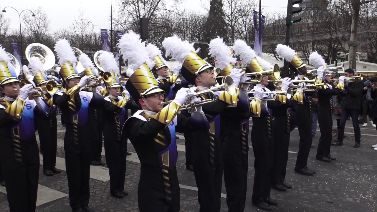 Parade du Nouvel An sous Haute-Sécurité. Paris/France - 1er janvier 2017.