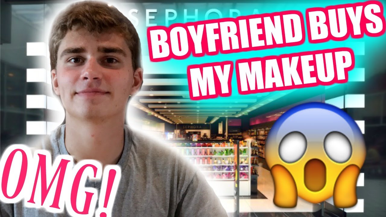 BOYFRIEND BUYS MY MAKEUP... & lowkey sabotages my look | Jordan Byers