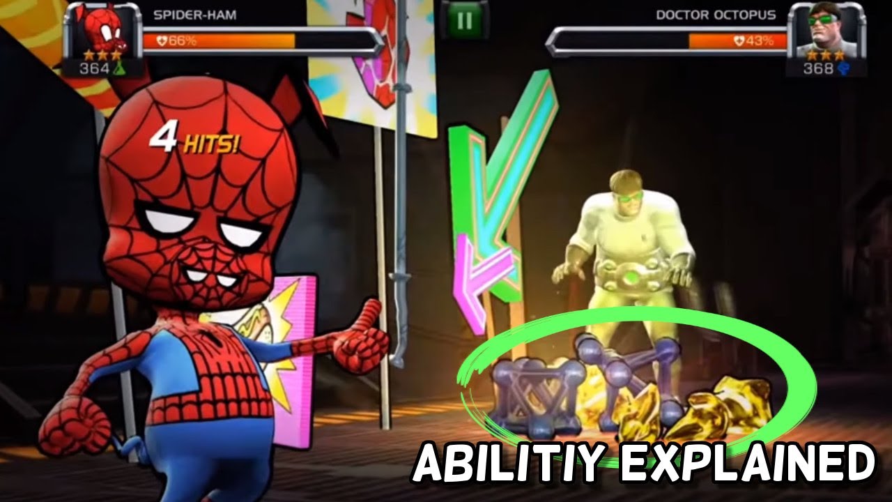 Spider-Ham's Odd Ability Called Spider-Non-Sense | Character Origins Marvel Contest of Champions