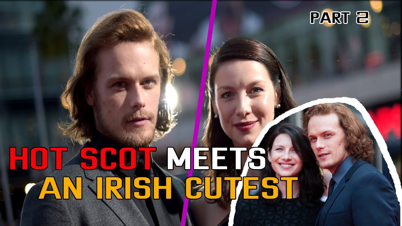 'Outlander' Sam Heughan & Caitriona Balfe Sharing Fun on Interviews