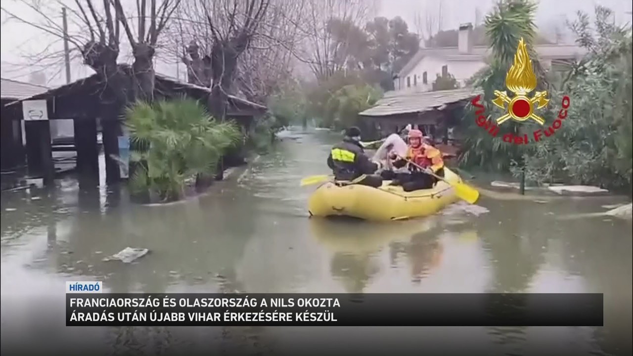 Hatalmas károkat okozott a Franciaországon és Olaszországon átvonuló, Nils vihar