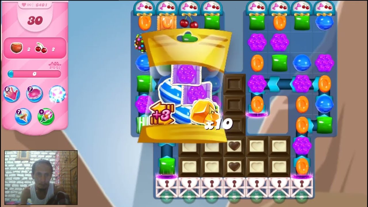 Candy Crush Saga Level 6401 - 3 Stars, 31 Moves Completed