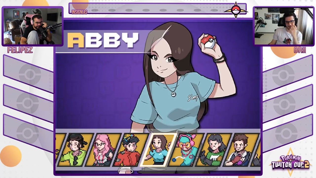 FELIPEZ Y BRII REACCIONA A LOS PERSONAJES JUGABLES TWITCH CUP 2 POKEMON Y SU SELECCIÓN