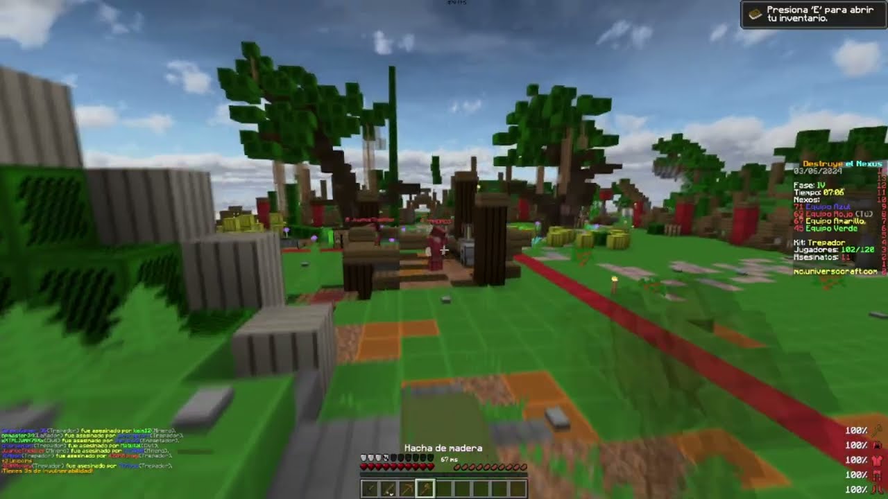 Universocraft | w/voce #2 | YO SOLO CONTRA TODOS + NOS PETAN CON NUKER |🤬🤬