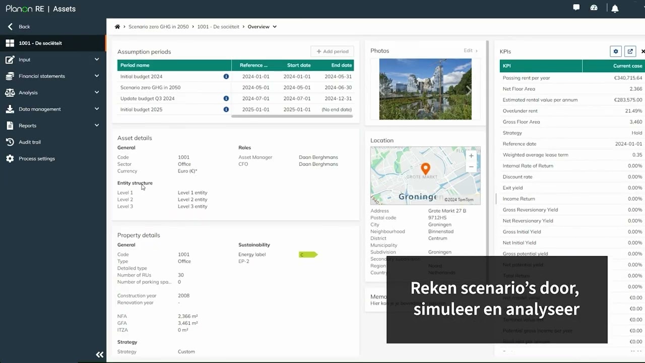 Reasult/Planon Real Estate Assets voor portefeuillemanagement