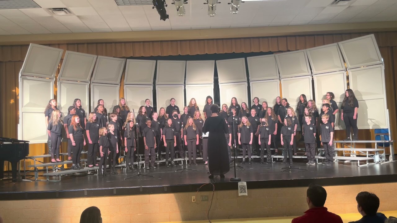 Traughber Fall concert 2022 -6th grade choir