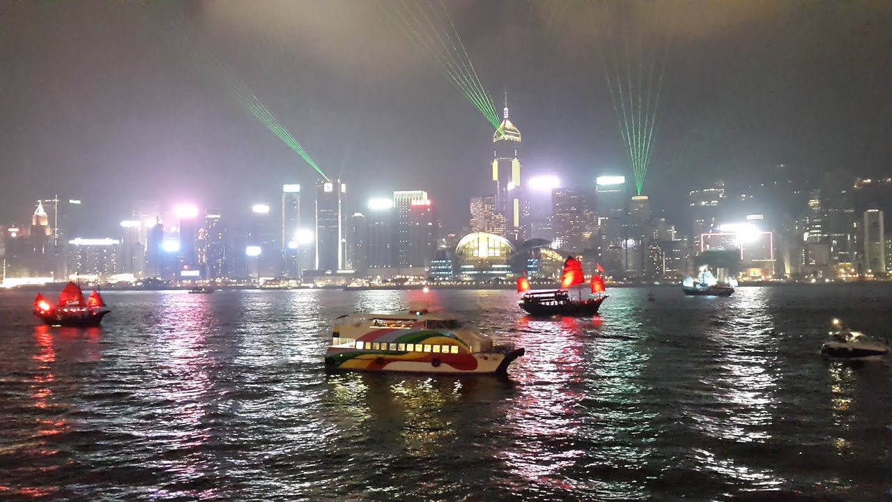 Symphony of Lights, AquaLuna cruise & Start Ferry at TST Promenade