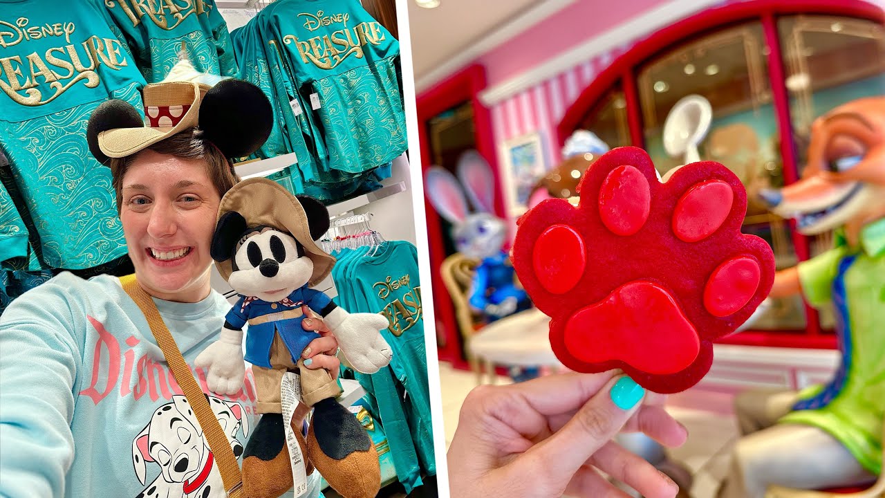 Exploring & Shopping Onboard the New Disney Treasure!