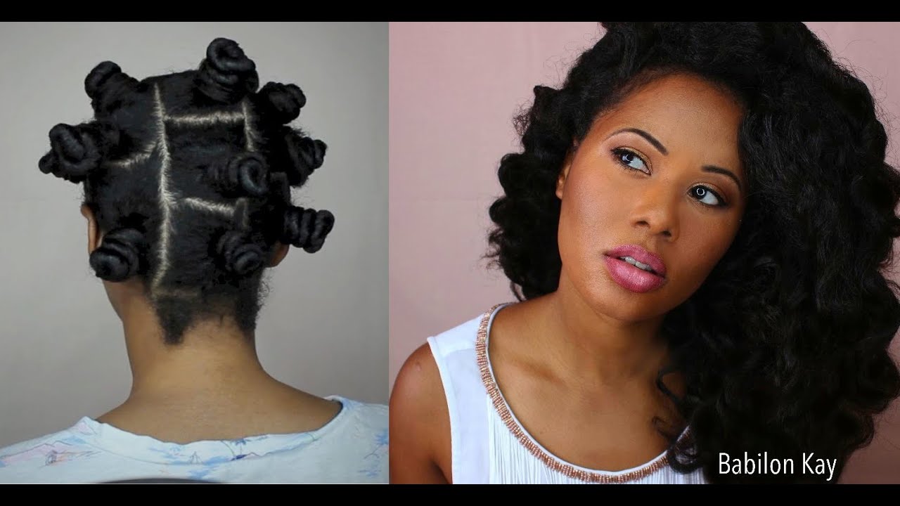 BANTU KNOTS for BIG HAIR