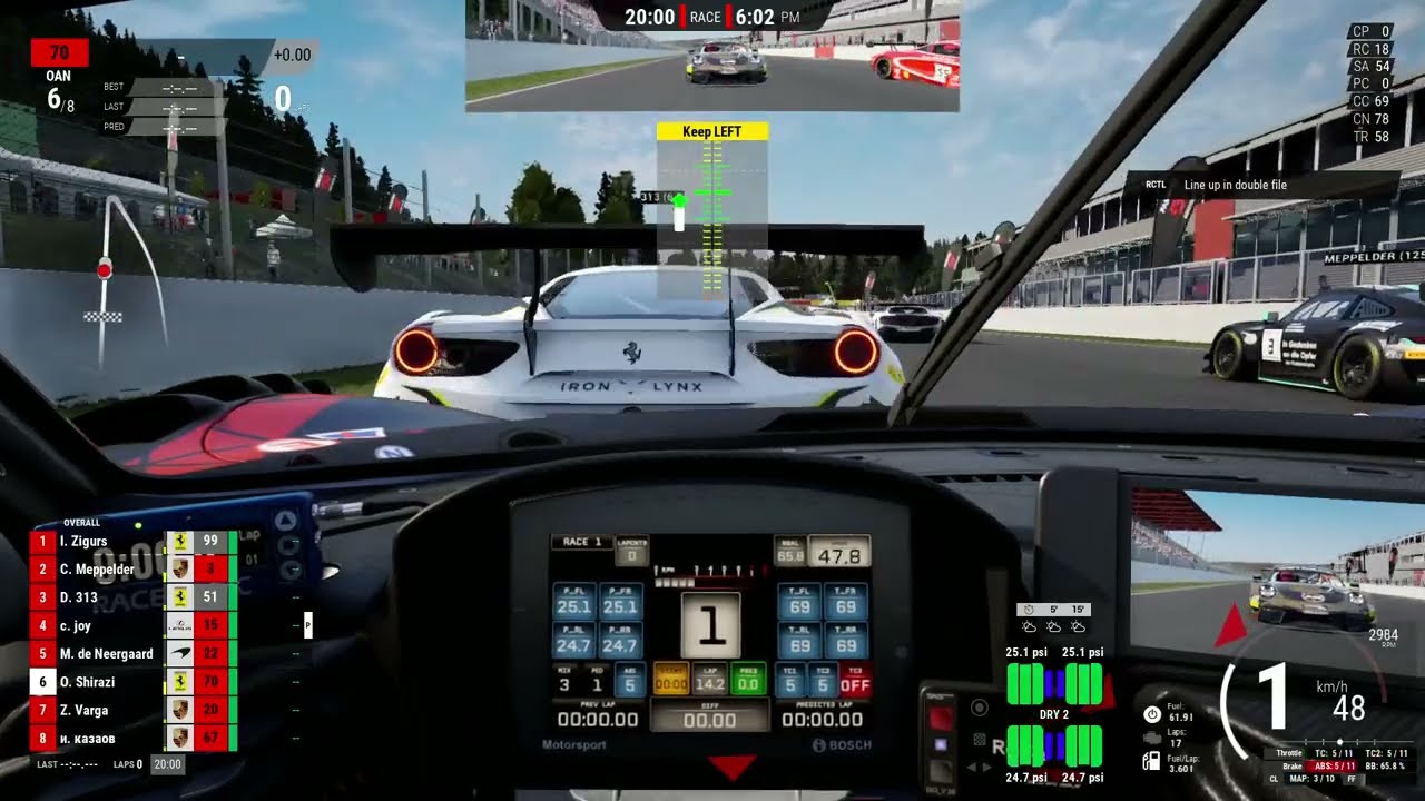This fight went to the last lap...