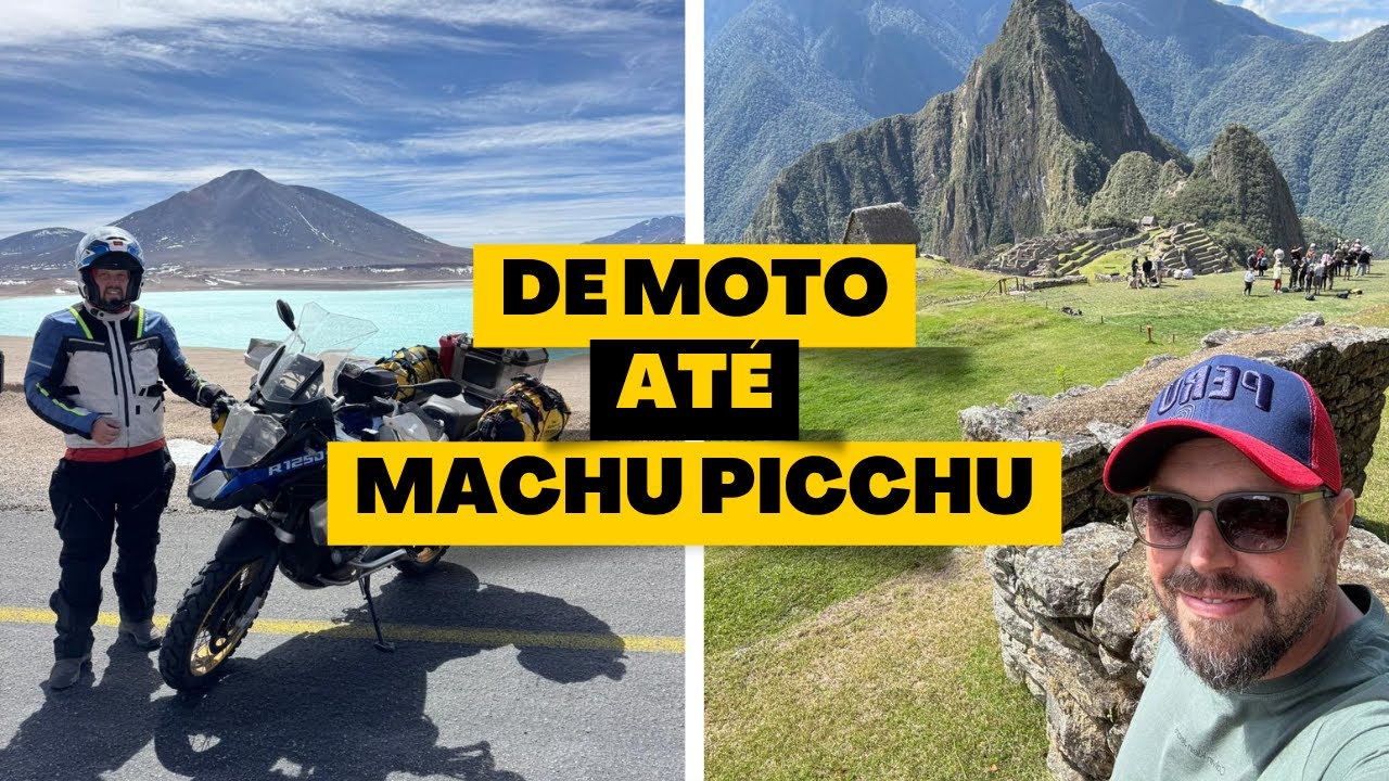 De moto até Machu Picchu: a jornada épica de André Padilha pelos Andes