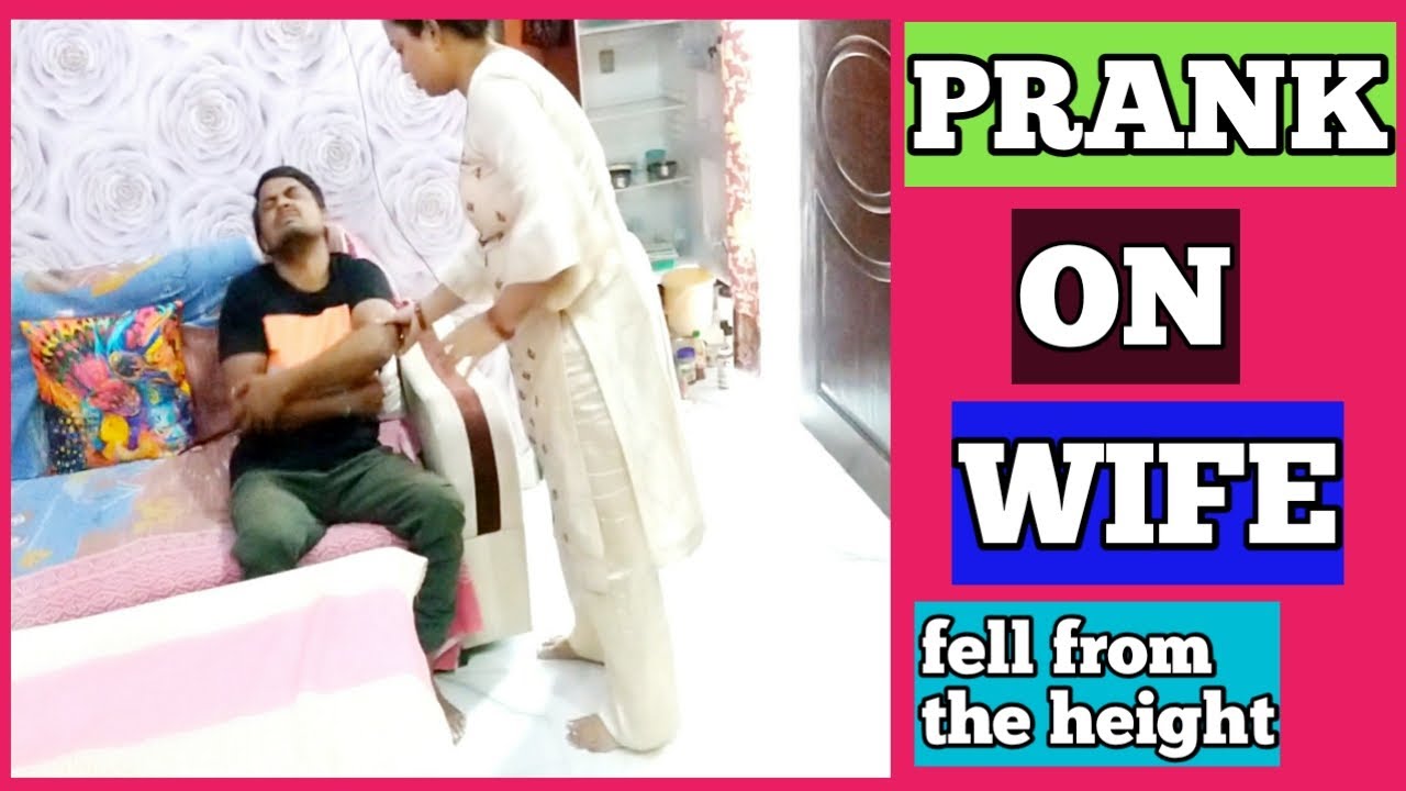 Prank On Wife *Gone Emotional* Fell From The Height ॥ Couple Prank॥ Amsu World