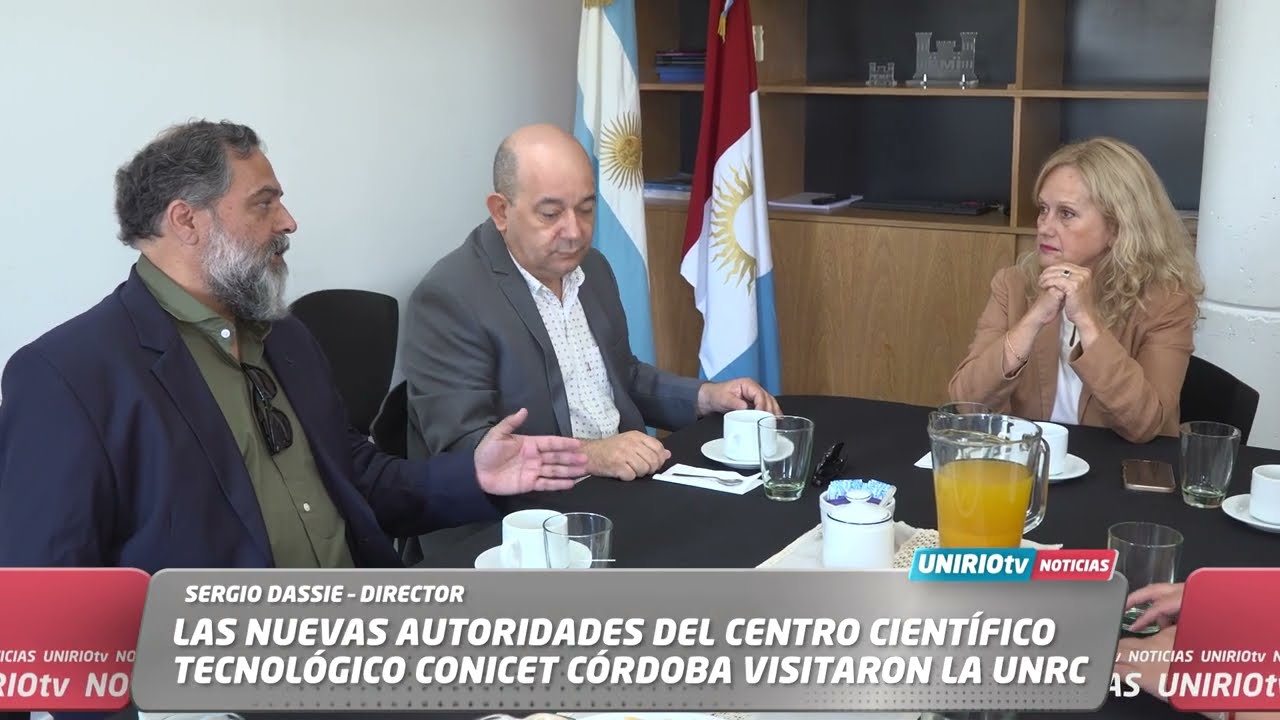 LAS NUEVAS AUTORIDADES DEL CENTRO CIENTÍFICO TECNOLÓGICO CONICET CÓRDOBA VISITARON LA UNRC - DASSIE