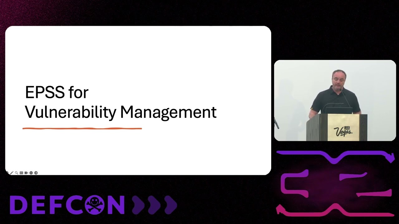 DEF CON 32 - Using EPSS for Better Management Vulnerability Management - Jerry Gamblin