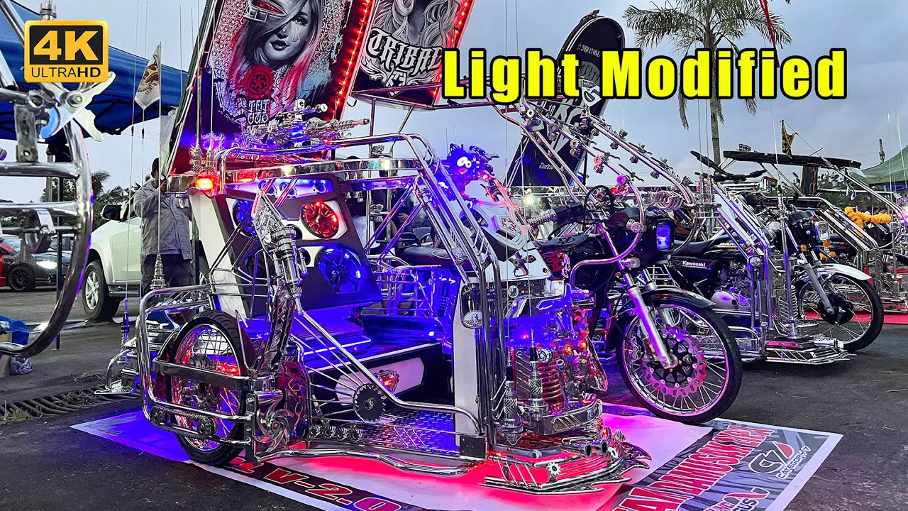 Light Modified TriCycles in Motor Show in Fiesta World Mall