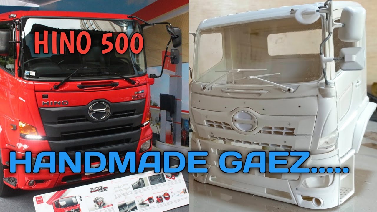 Hino 500 miniatur handmade#trukoleng #miniatur #tutorial 
