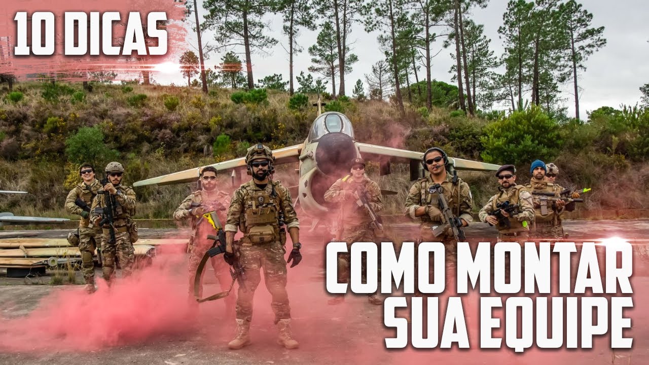 10 DICAS DE COMO MONTAR SUA EQUIPE DE AIRSOFT - QUAIS OS PASSOS DEVO SEGUIR? RECRUTAMENTO /LIDERANÇA