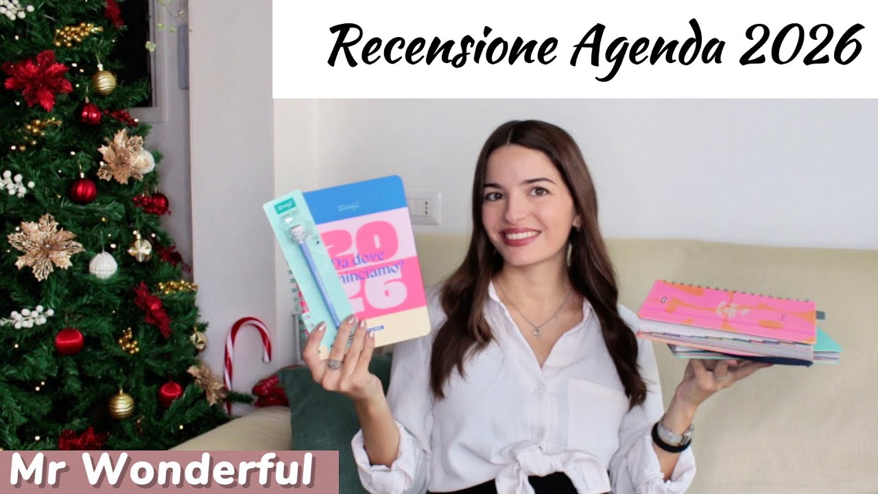 RECENSIONE AGENDA SETTIMANALE OFFICE 2026 Mr Wonderful
