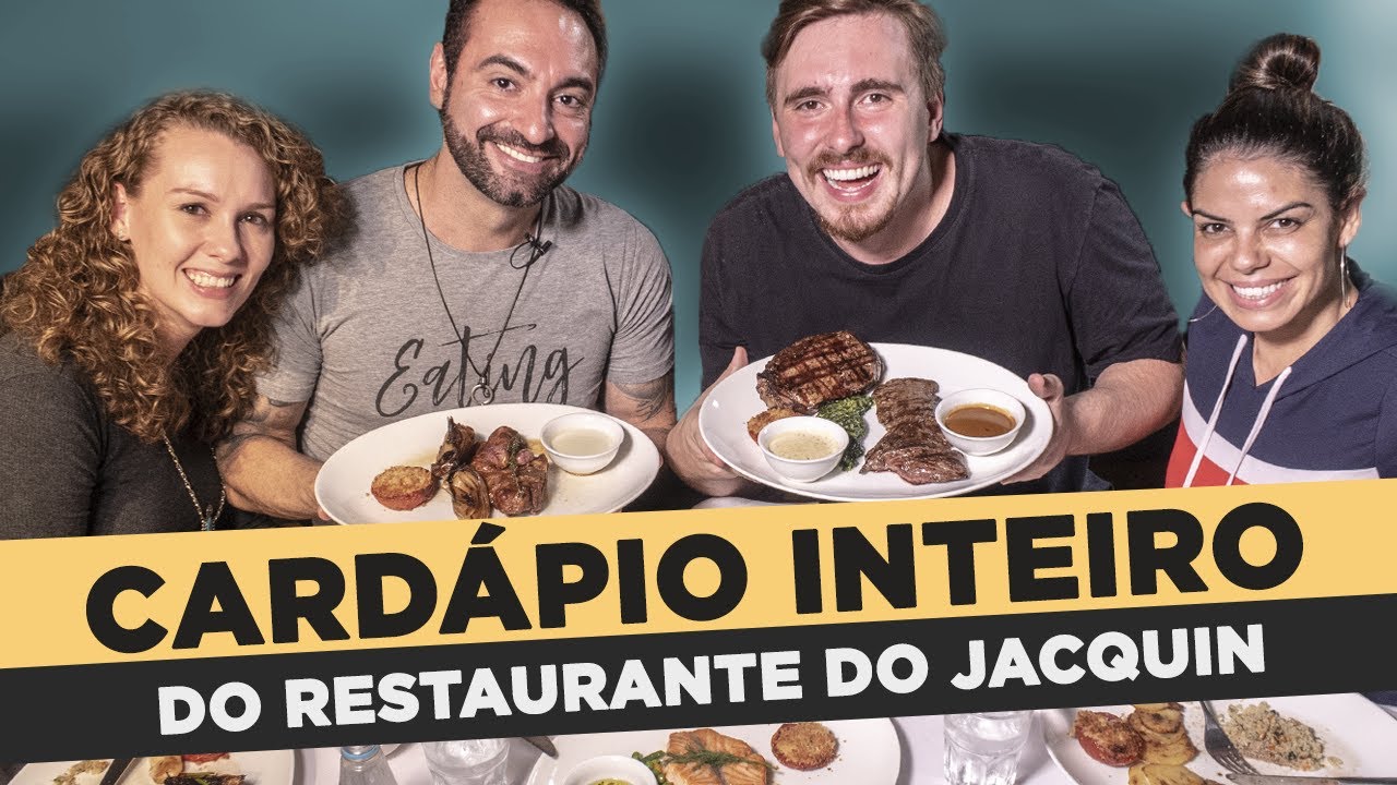PEDIMOS TODO O CARDÁPIO NO RESTAURANTE DO JACQUIN - LE BIFE (Feat. Gaba)